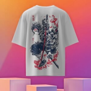 Tanjiro Kamado Print Oversized Tee